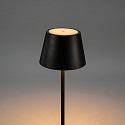 Konstsmide Batteri standerlampe POMEZIA MEDIUM USB IP54, sort d�mpbar