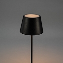 Konstsmide Batteri standerlampe POMEZIA MEDIUM USB IP54, sort d�mpbar