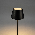 Konstsmide Batteri standerlampe POMEZIA MEDIUM USB IP54, sort d�mpbar