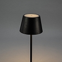 Konstsmide Batteri standerlampe POMEZIA MEDIUM USB IP54, sort d�mpbar