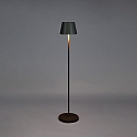 Konstsmide Batteri standerlampe POMEZIA MEDIUM USB IP54, sort d�mpbar