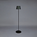 Konstsmide Batteri standerlampe POMEZIA MEDIUM USB IP54, sort d�mpbar