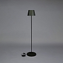 Konstsmide Batteri standerlampe POMEZIA MEDIUM USB IP54, sort d�mpbar