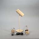 Konstsmide Batteri bordlampe MULTI 3in1 IP54, sandy d�mpbar