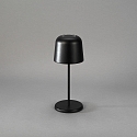 Konstsmide Batteri bordlampe BIOT USB IP54, sort d�mpbar
