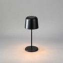 Konstsmide Batteri bordlampe BIOT USB IP54, sort d�mpbar