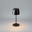 Konstsmide Batteri bordlampe BIOT USB IP54, sort d�mpbar