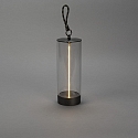Konstsmide Batteri bordlampe EDISON S USB IP54, antracit d�mpbar