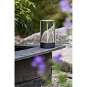 Konstsmide Batteri bordlampe EDISON M USB IP54, antracit d�mpbar