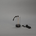 Konstsmide Batteri bordlampe EDISON XS USB IP54, antracit d�mpbar