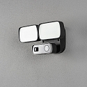 Udend�rs wall luminaire SMARTLIGHT med bev�gelsesdetektor, med kamera IP54, sort