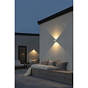Konstsmide wall luminaire GALA down IP54, white 