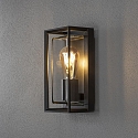 outdoor wall luminaire BRINDISI with sensor E27 IP54, black 
