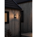 Konstsmide Udendørs wall luminaire BRINDISI MINI E27 IP54, sort dæmpbar