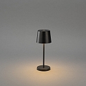 Konstsmide Batteri bordlampe VENCE MINI USB IP54, sort d�mpbar