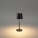 Konstsmide Batteri bordlampe VENCE MINI USB IP54, sort d�mpbar