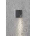 Udendørs wall luminaire MONZA GU10 IP44, antracit, gennemsigtig