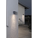 Udendørs wall luminaire MONZA GU10 IP44, antracit, gennemsigtig