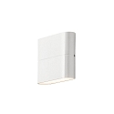 Udendørs wall luminaire CHIERI up / down IP54, opal, hvid 