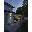 Konstsmide Udendørs wall luminaire CREMONA justerbar IP54, antracit, opal, gennemsigtig 