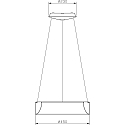 Deko-Light LED Pendel SCULPTORIS 45, 26W, 3000K, 150�, hvid mat
