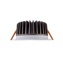  LED Loftindbygningslampe COB 130 rund, 18W, str�m konstant, 34,8V DC, 500mA, 3000K, hvid
