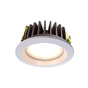  LED Loftindbygningslampe COB 210 rund, 37W, str�m konstant, 35V DC, 1050mA, 3000K, hvid