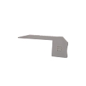 Tilbeh�r til LED Profil P-AL-02-10 Endekappe, 2 stk., gr�