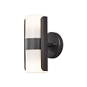 Konstsmide Udend�rs wall luminaire MODENA IP54, opal, sort