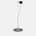 LEDS C4 Pendel PLAT SURFACE (PHASE) med sk�rm, CCT Switch, justerbar, med diffuser IP20, sort d�mpbar