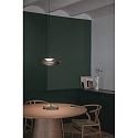 LEDS C4 Pendel PLAT SURFACE (PHASE) med sk�rm, CCT Switch, justerbar, med diffuser IP20, sort d�mpbar