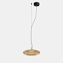 Pendel PLAT SURFACE (PHASE) med sk�rm, CCT Switch, justerbar, med diffuser IP20, sort d�mpbar