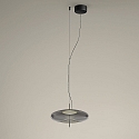 LEDS C4 Pendel PLAT SURFACE (LIGHT FOR LIFE) med sk�rm, CCT Switch, justerbar, med diffuser IP20, sort d�mpbar