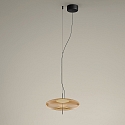 Pendel PLAT SURFACE (LIGHT FOR LIFE) med sk�rm, CCT Switch, justerbar, med diffuser IP20, sort d�mpbar