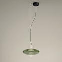 Pendel PLAT RECESSED (PHASE) med sk�rm, CCT Switch, justerbar, med diffuser IP20, sort d�mpbar