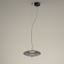 Pendel PLAT RECESSED (PHASE) med sk�rm, CCT Switch, justerbar, med diffuser IP20, sort d�mpbar