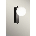 Spejllampe PERLINA WALL IP omskiftelig IP44, sort 