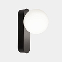 LEDS C4 Spejllampe PERLINA WALL IP omskiftelig IP44, sort 