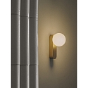 LEDS C4 Spejllampe PERLINA WALL IP omskiftelig IP44, guld mat