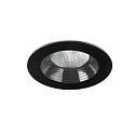 Indbygnings loftlampe DAKO FIXED 80MM stiv, inkl. str�mforsyning, omskiftelig IP66, sort 