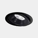 Indbygnings loftlampe DAKO ADJUSTABLE 200MM svingbar, inkl. str�mforsyning, omskiftelig IP66, sort 