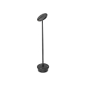Standerlampe INVISIBLE LED IP54, sort d�mpbar