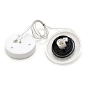 Pendel CISNE PENDAND - E27 uden sk�rm E27 IP65, hvid d�mpbar