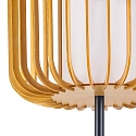 LEDS C4 Standerlampe VIVA E27 IP20, tr� lys, sort