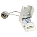 Lamp socket GU10, with 15cm cable and connection box