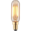 Gl�dep�re T25 TUBE GOLD omskiftelig T25 klar E14 2,5W 180lm 1800K 320� CRI 80-89 