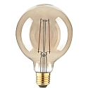 Filament Globe lyskilde G125 GOLD omskiftelig G125 klar E27 2,5W 200lm 1800K 320� CRI 80-89 