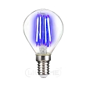 Dekorativ gl�delampe P45 E14 4W 