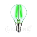 Dekorativ gl�delampe P45 E14 4W 
