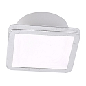 Loftlampe AQUA UNO firkantet, CCT Switch, omskiftelig GX53 IP44, blads�lv 